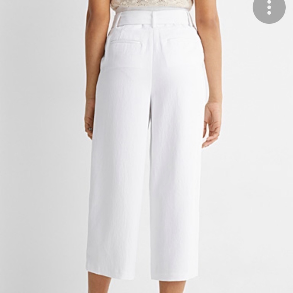 Michael Kors belted‎ woven crop pants size 4 - Picture 4 of 8